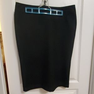 Black pencil skirt